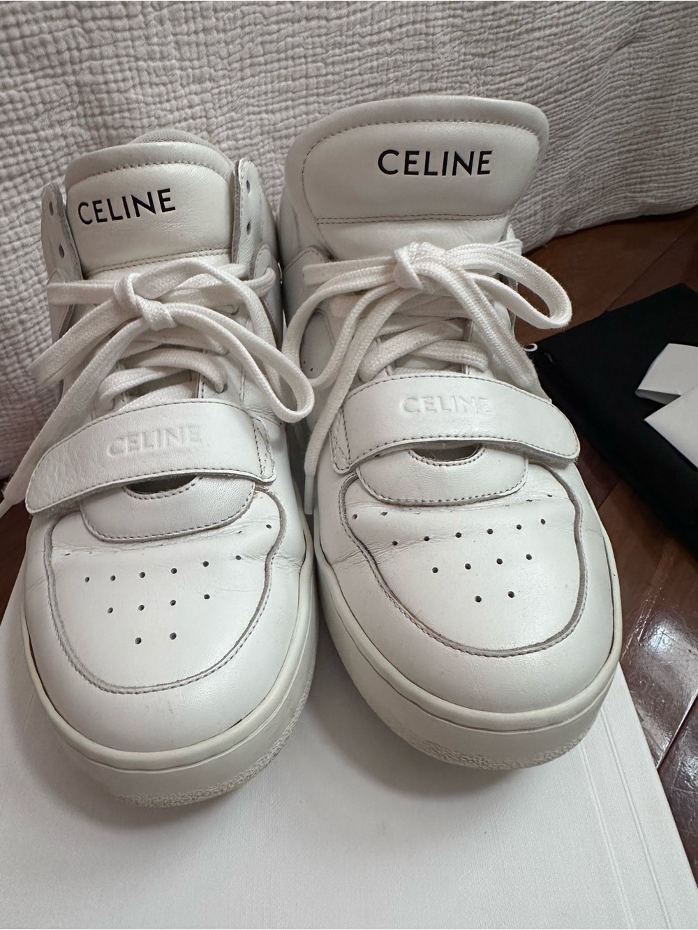 CELINE Mid Sneakers Trainers - Style CT-02 in white size 36